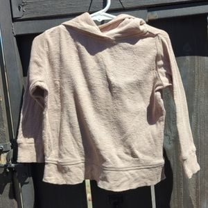 Kate Quinn Dusty Rose Tan Pointelle Hoodie, 2T